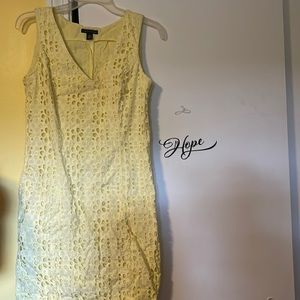 Ladies yellow dress